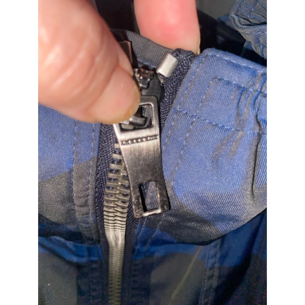 Women's Burberry Brit Plaid Jacket Size 10 Blue Gray - Picture 7 of 15